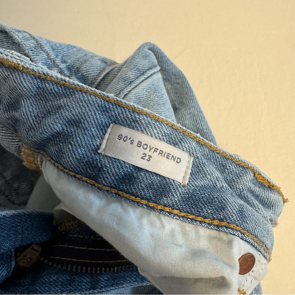 PacSun High Rise Ripped Blue Jeans - Picture 7 of 9
